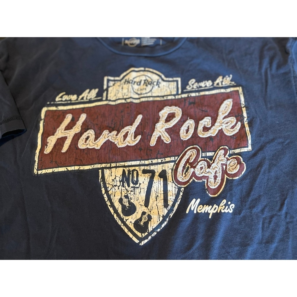 Hard Rock Cafe Memphis T‎ Shirt Mens Extra Large XL Graphic Tee